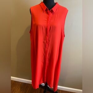 Vince Camuto Red High-Low Tunic  XL - Excellent Condition